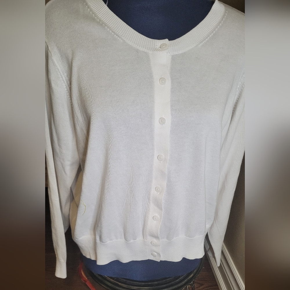 M&S White Crop Cardigan - Picture 4 of 9